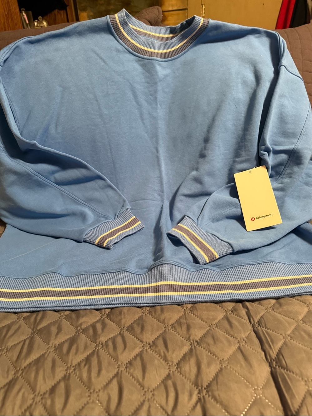 Lululemon Perfectly Oversized Ringer Crew - Picture 5 of 6